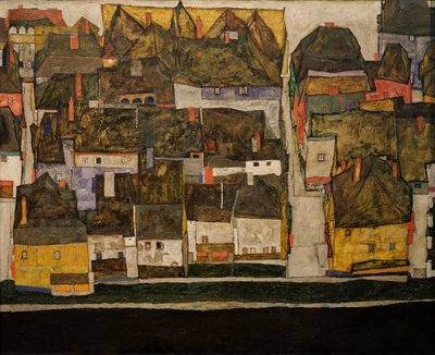 The Small Town by Egon Schiele